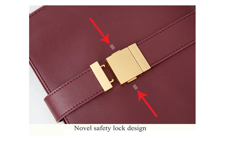 wide strap flap bags split leather shoulder bag for female solid high quality crossbody bags simple cowhide bag for women