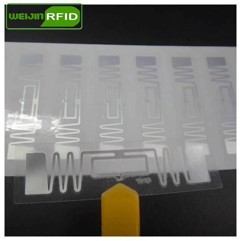 RFID стикер UHF NXP Ucode7 AZ-H7 влажная инкрустация 915mhz 900 868mhz 860-960MHZ EPCC1G2 6C смарт-карта adhensible Пассивная RFID Метка