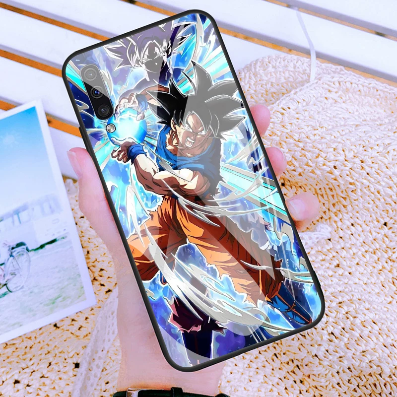 Dragon Ball стекло чехол для телефона для galaxy Note 8, 9, 10, плюс S8 S9 S10E по индивидуальному заказу Гоку чехол для телефона для sumsung A10 20 30 40 50 60 70 чехол - Цвет: 80588