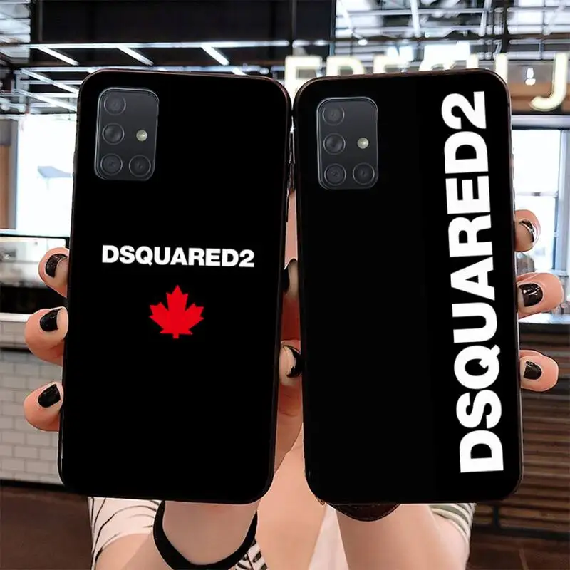 

YJZFDYRM Italian luxury brand DSQUARED2 Phone Case Cover Hull for Samsung S20 plus Ultra S6 S7 edge S8 S9 plus S10 5G lite 2020