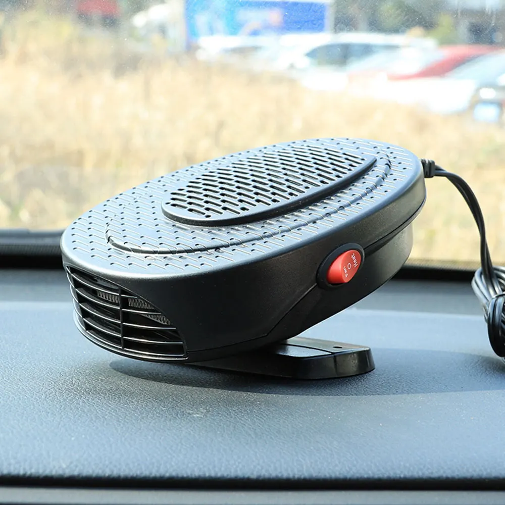 Портативный зимние автомобильного обогревателя 2 in1 авто Ван нагреватель стекол высокоэффективным вентилятором серьезно 12V 24V 150W зимние ветрового стекла стекло Demister Универсальный