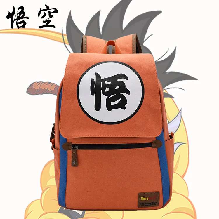Style 3 Аниме Dragon Ball WU Кунг Феи хвост рюкзак из холщовой ткани школьные сумки для мальчиков девочек детская книга школьников путешествия ноутбук сумка подарок - Цвет: Style 3