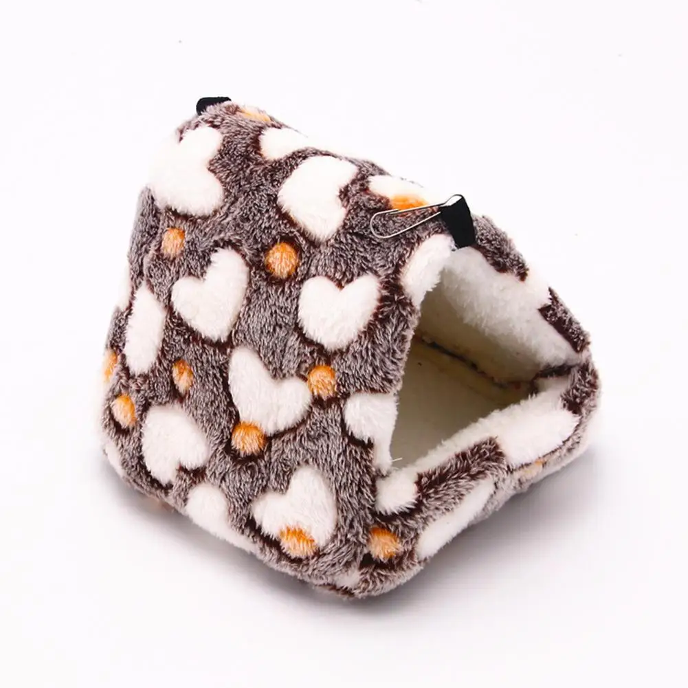 coffee DishyKooker спальный мешок для домашних животных, хлопковое гнездо, белка, попугай, теплое зимнее плотное хлопковое гнездо - Цвет: coffee