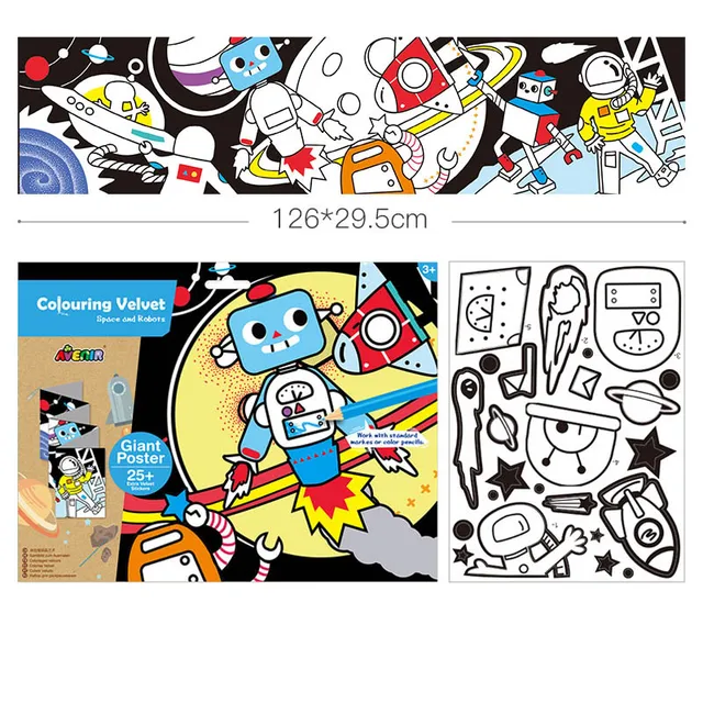 Papel De Terciopelo Para Colorear 3d Libro Para Colorear Dibujo