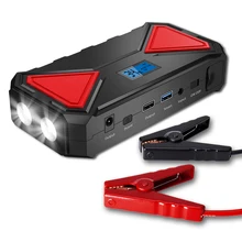 Многофункциональный автомобильный стартовый источник питания 12000 мАч USB зарядное устройство батарея Мобильная мощность портативный аккумулятор стартер
