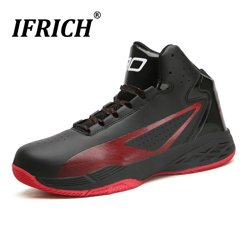 

New Basketball Shoes Men Yellow Red Male Sneakers Sport Shoes Non Slip Sneakers Men High Top Shoes Basketball Man Outdoor