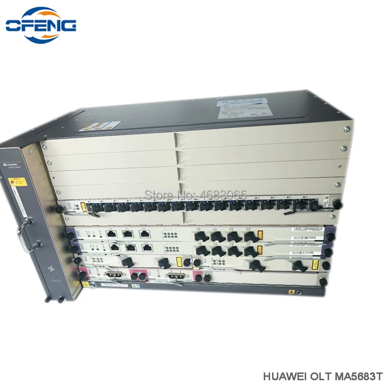 Huawei GPON OLT MA5683T 10G с 2xSCUN+ 2xPRTE+ 2x X2CS+ 1* GPFD C++ 16 PON сервисная плата, Fttb/Fttc/FTTH OLT