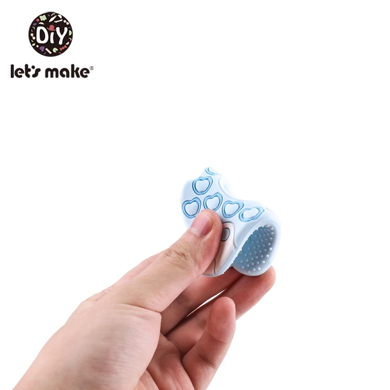 Let's Make силиконовый Ежик 1 шт. BPA бесплатно дикобраз один загруженный Пищевой Силикон Детские Прорезыватели запатентованные игрушки для прорезывания зубов