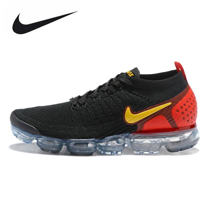 Кроссовки для бега NIKE AIR VAPORMAX FLYKNIT 2, мужские кроссовки 942842-103, 40-45, европейские размеры M - Цвет: 942842-005
