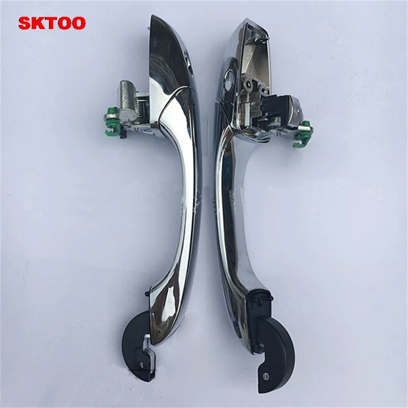 

SKTOO front rear left right driver ABS chrome outside Exterior door handle for Chrysler 300C 2005 2006 2007, CHRYSLER