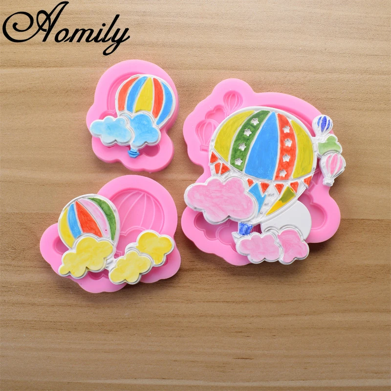 Aomily воздушный шар радуга облака силиконовая форма для украшения свадебного