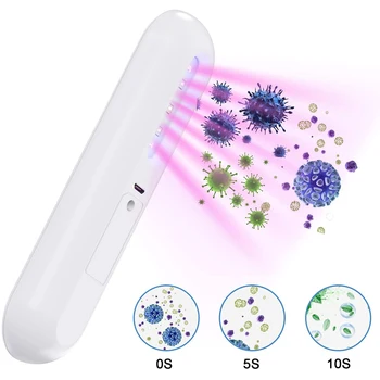 

USB Portable UVC Sterilization Stick Disinfection Rod Personal Care Traveling Sterilizer UV Sanitizer Light Cold Cathode UV Lamp