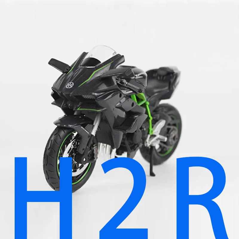 Kawasaki H2R Maisto 1:12 Kawasaki MV Agusta Ducati KTM Benelli Suzuki литые модели для мотоциклов детские игрушки подарок для мальчиков - Цвет: Kawasaki H2R