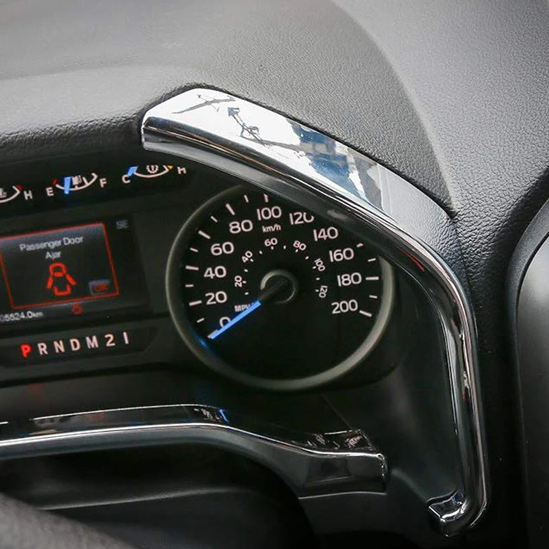 Панель бокового счетчика крышки планки комплект для- Ford F150 Super Duty(хром