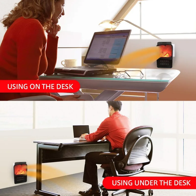 Портативный вентилятор нагреватель практичный светильник выходной Вентилятор