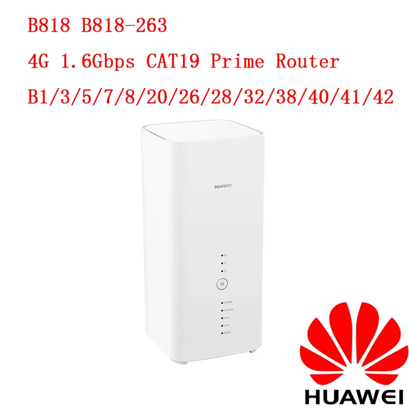 Buy Unlocked Huawei B818 B818-263 4G 1.6Gbps CAT19 Prime Router 