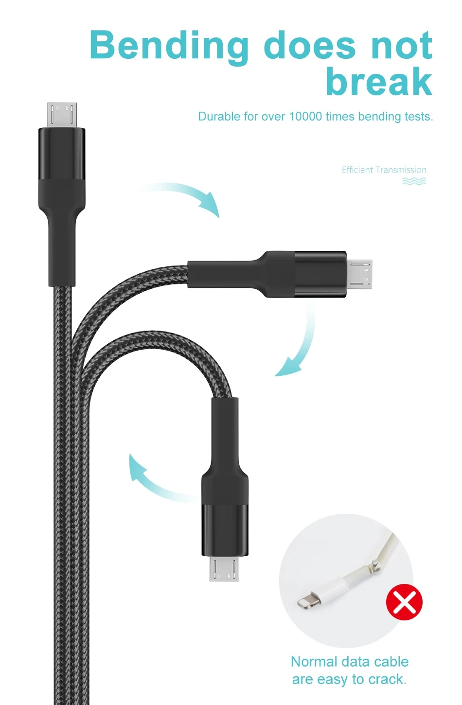 OREY микро Micro USB кабель 3A Быстрая зарядка для samsung J7 Redmi Note 5 7 Pro Android мобильный телефон USB Micro кабель micro usb зарядное устройство Шнур для передачи данных шнур для зарядки телефона юсб кабель