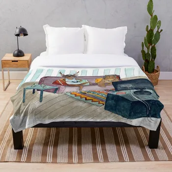 

How I spent my holidays Blanket Wool Flannel Plush Blanket Bedspread For office Sherpa Blanket Couch Quilt Cover Travel