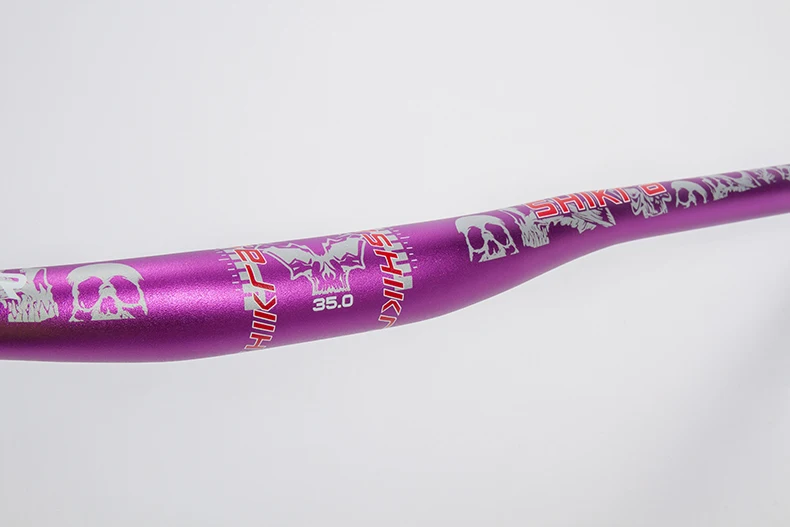 35x780mm purple Велосипедный руль MTB руль велосипеда дорожный велосипед Руль 720*31,8/780*35 мм Рулевое колесо для велосипеда DH внедорожный руль - Цвет: 35x780mm purple