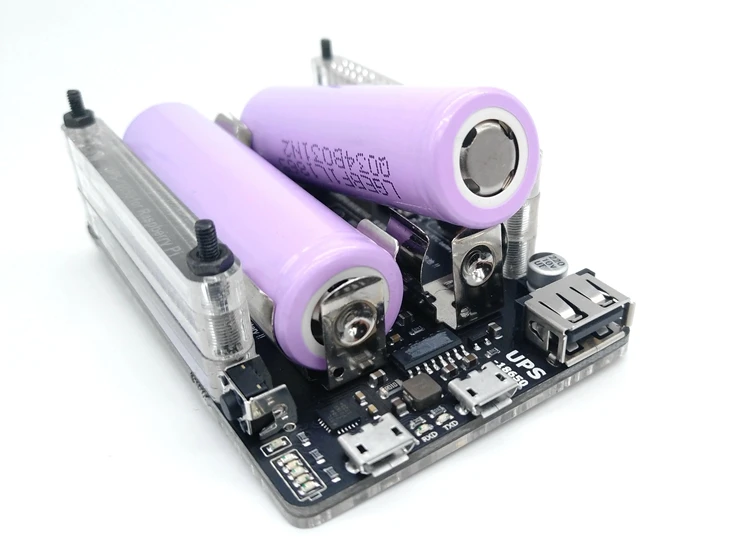 Raspberry Pi 4 Модель B 2G 4G 3400mAh 18650 UPS удлинитель питания бортовой вентилятор шляпа для Raspberry Pi