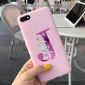 Letter - pink - J