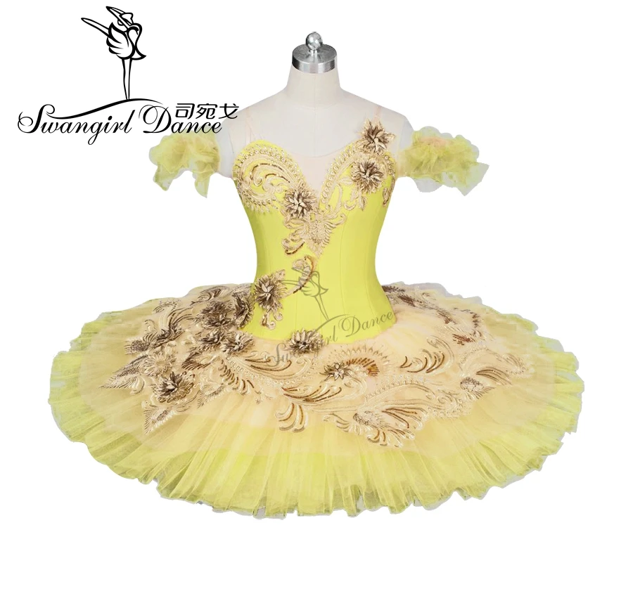 Adult Yellow Ballet Tutu girls Professional Ballet Tutus Classical Ballet Tutu For Women BT9024