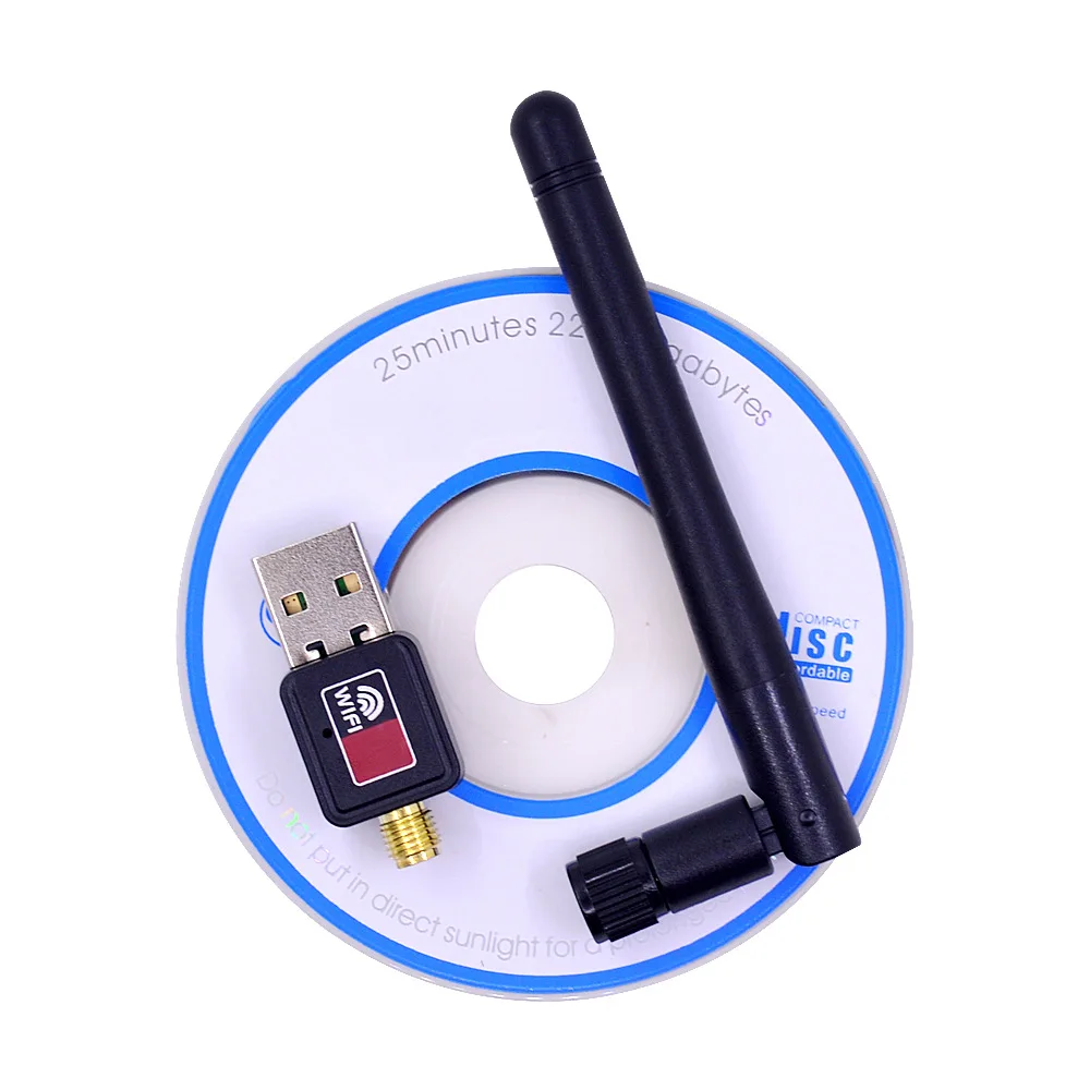 Двухдиапазонная 2,4+ 5G wifi Антенна 150M Ethernet Сетевая карта USB 2,0 802,11 b/g/n LAN Dongle для MacBook ноутбука Настольный wifi Anteena - Цвет: Black