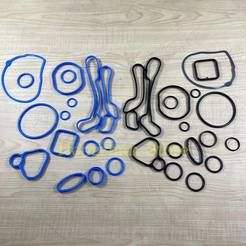 1Set Oil- Radiator Repair Kit Kooling Gasket Seals for Chevrolet- Cruze Orlando Sonic Trax Croma Astra Zafira 2724577 55354072 car radiator repair tool
