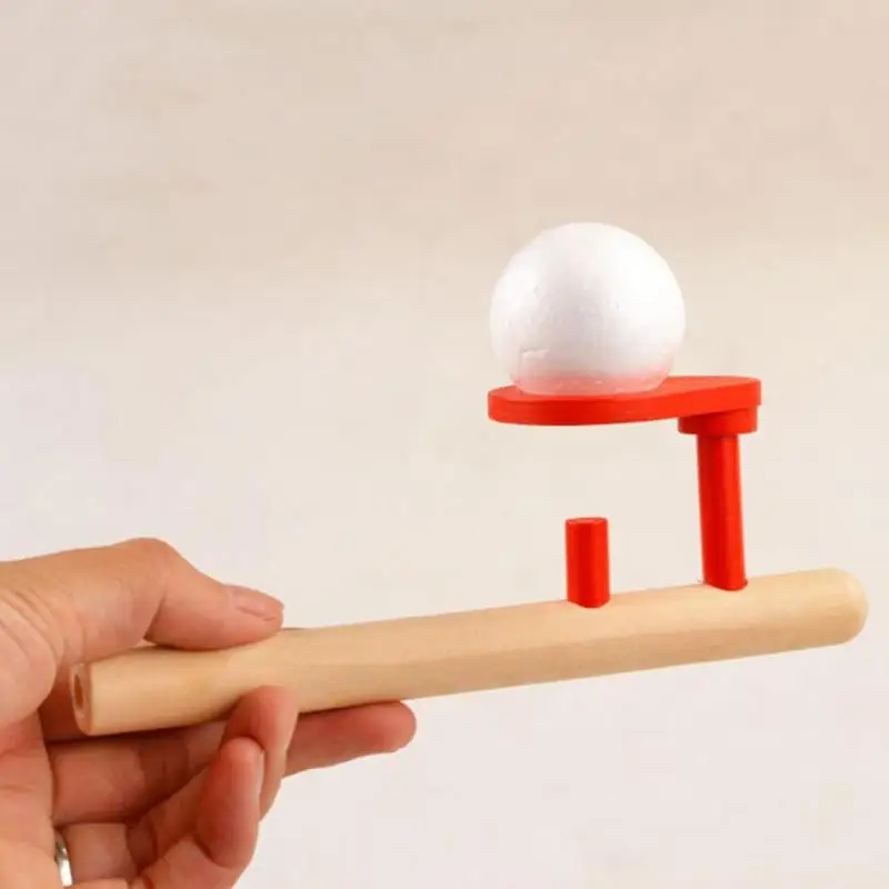 1 набор, Классическая деревянная игра, плавающий шар, Schylling, Blow Ball, игрушки для хобби, Веселая спортивная игрушка, плавающий мяч, игра, развивающие игрушки для малышей