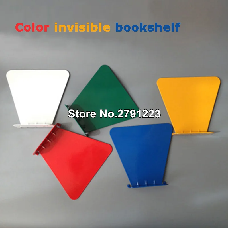 Современная железная книжная полка невидимая настенная для домашнего декора