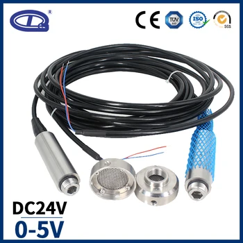 

0-5V output DC24V Anti-clogging liquid Water Tank Level Transmitter Liquid Level Measuring Submersible Water Level Transducer