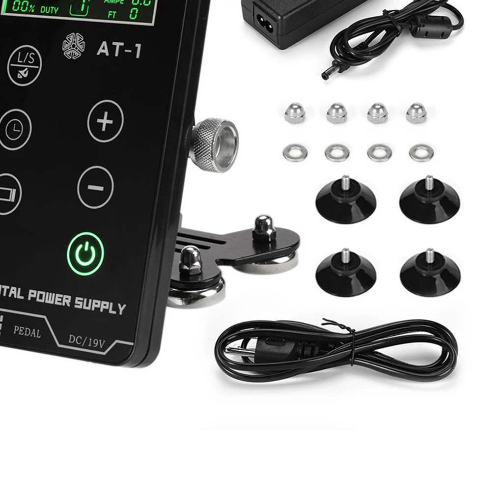 Touch Screen Intelligent Digital LCD Makeup Dual Tattoo Power Supplies EU HP-2 Digital LCD Tattoo Power Supply 