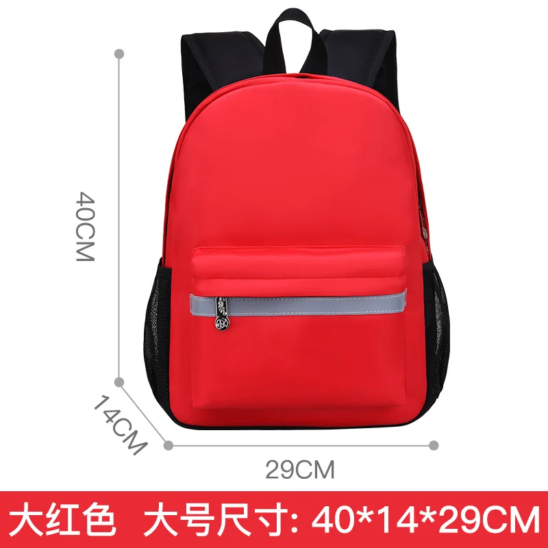 Red Large Litthing Детский рюкзак, школьные сумки для подростков, для мальчиков и девочек, большая емкость, водонепроницаемый ранец, Детская сумка для книг, дропшиппинг - Цвет: Red Large