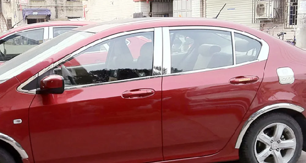 AITWATT для Honda City 2008 до Оконные Планки из нержавеющей стали центральные столбы B+ C края крышки стойки зеркала автомобильные аксессуары 6 шт