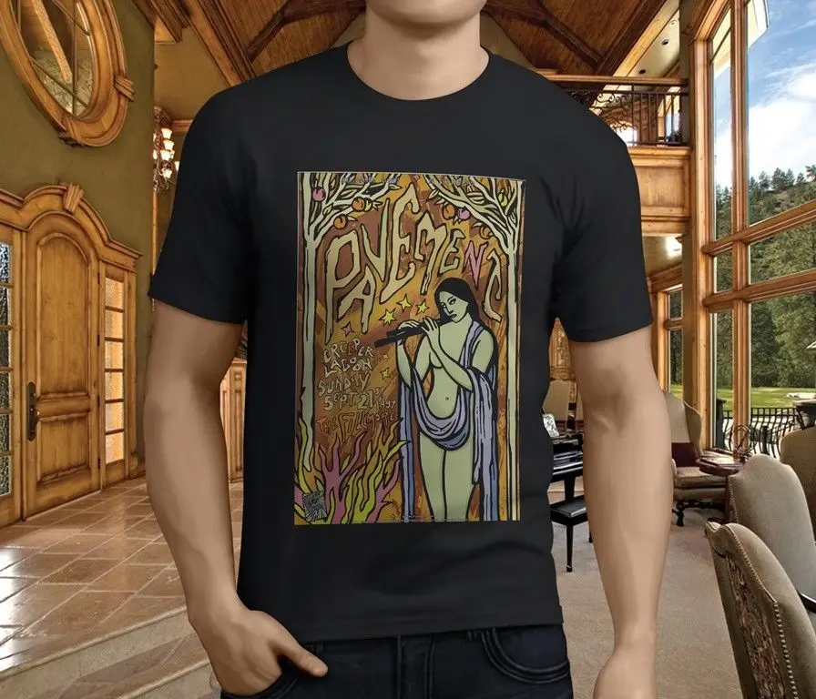 New Cool PAVEMENT Brighten The Corners Rock Band Men's Black T-Shirt Size S-3XLFashion Summer Top Tee |