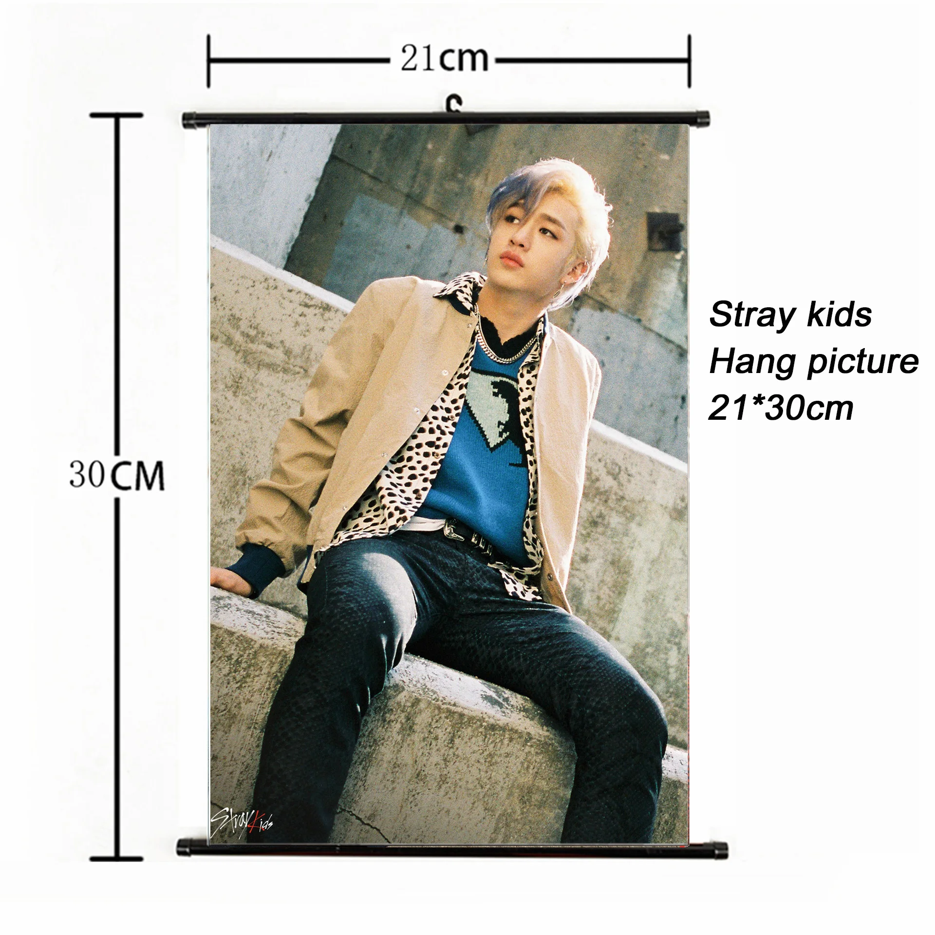 Модный Kpop Stray Kids have picture 21*30 см плакат stray kids MIROH альбом Фотокарта для фанатов Коллекция корейский Канцелярский набор - Цвет: SKD00810
