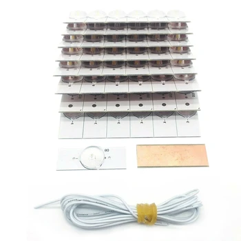 

50PCS 6V SMD Lamp Beads with Optical Lens Fliter 2M Cable for LED TV Repair Led Light Strip Part Accessories