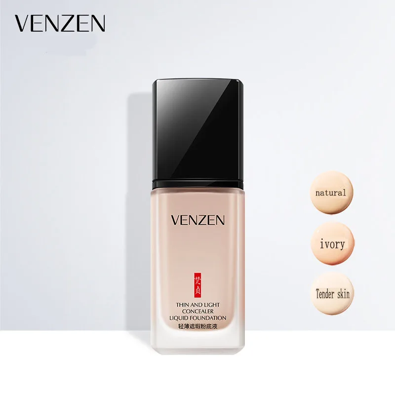 VENZEN air cushion cc крем идеальный консилер Жидкий тональный Крем Осветляющий, увлажняющий BB крем основа для лица макияж Освежающий