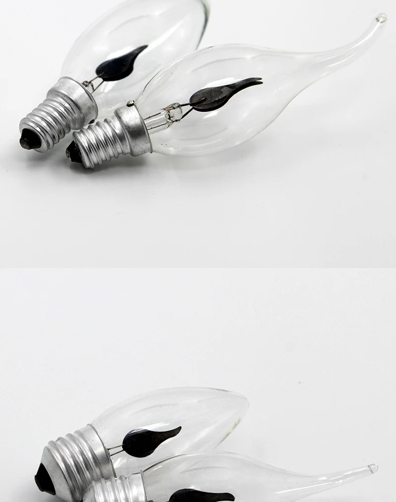 Эдисон Мерцающий СВЕТОДИОДНЫЙ светильник в форме свечи лампа с пламенем E14 E27 имитирующий огненный светильник ing Винтаж 3 Вт AC220V хвост Ретро Декор энергосберегающая лампа