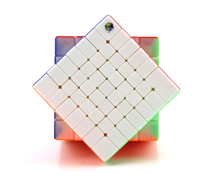 Юйсинь Чжишен Хуанлун семь Magic Cube флуоресцентный Цвет гладкая игра собрана 7-заказ отверстие-клейкая Бумага развивающая игрушка