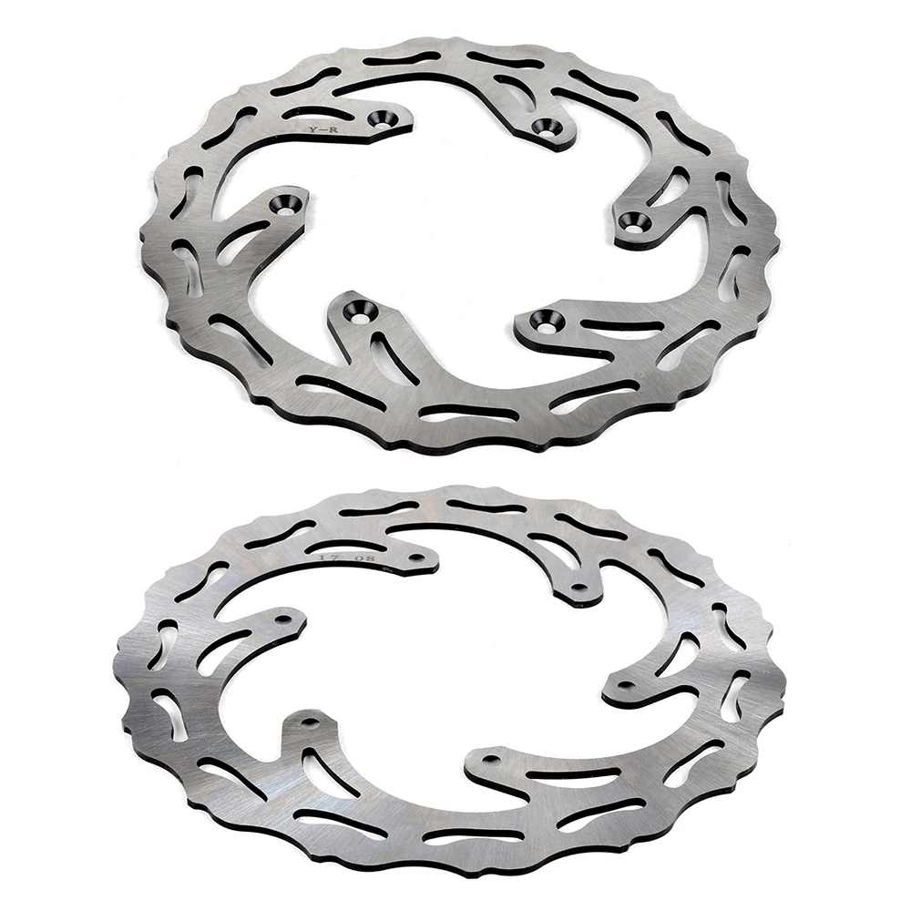 H2CNC мотоциклетные передние и задние дисковые тормоза ротор для Yamaha YZ125 YZ250 YZ250F YZ450F YZ250X YZ250FX WR250F WR450 WR 250F 450F