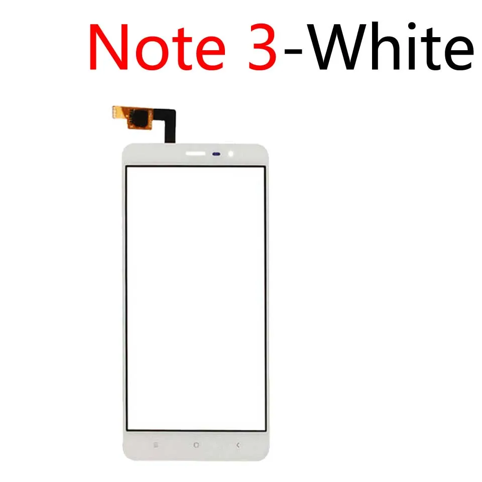5," для Xiaomi Redmi Note 1 Note 2 Note 3 Сенсорная панель Сенсорный ЖК-дисплей стеклянная линза Панель дигитайзер Запасные части - Цвет: Note3-White-No tool