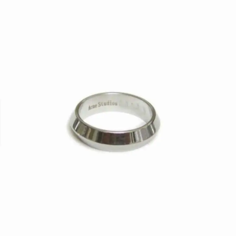 silver 3 jiao ring ANILLO бренд Европа простой стиль акне треугольник кольцо черный для мужчин пара Anillos Aros ювелирные изделия - Цвет основного камня: silver 3 jiao ring