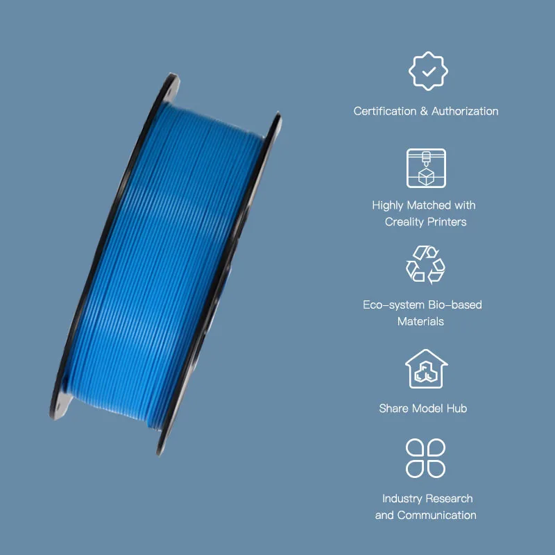 Top Colorful Ender 3D PLA 프린터 필라멘트, Ender-3 V2 3 S1 Pro CR-10 V3 Ender-6 3D 프린터용, 롤 당 2.2lb 스풀, 1.75mm, 1kg