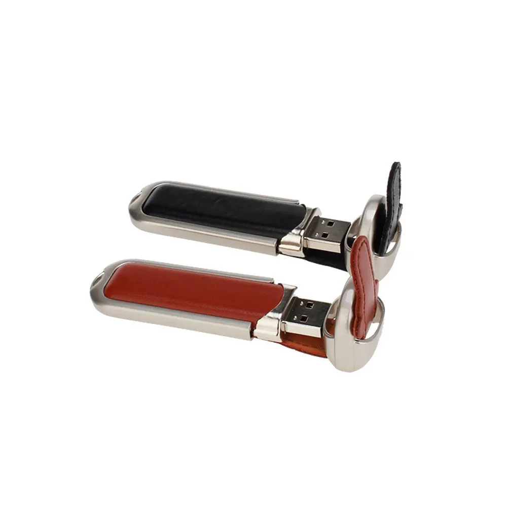 Металлическая кожаная Флешка USB 128gb usb 2,0 4GB 8GB 16GB 32GB 64GB портативная зарядка для теленфона memory stick Пользовательский логотип Бесплатная