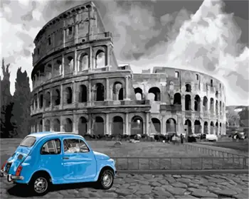 

DRAWJOY Landscape Framed DIY Painting By Numbers Wall Art Acrylic Oil On Canvas Paintings Home Decor For Living Room