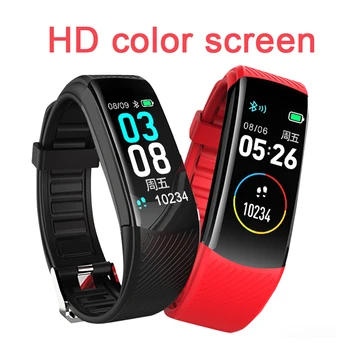 

2019 Smart Tensiometer Blood Pressure Monitor Heart Rate Step Counter Smart Watch Heart Rate Detection Blood Pressure Monitoring