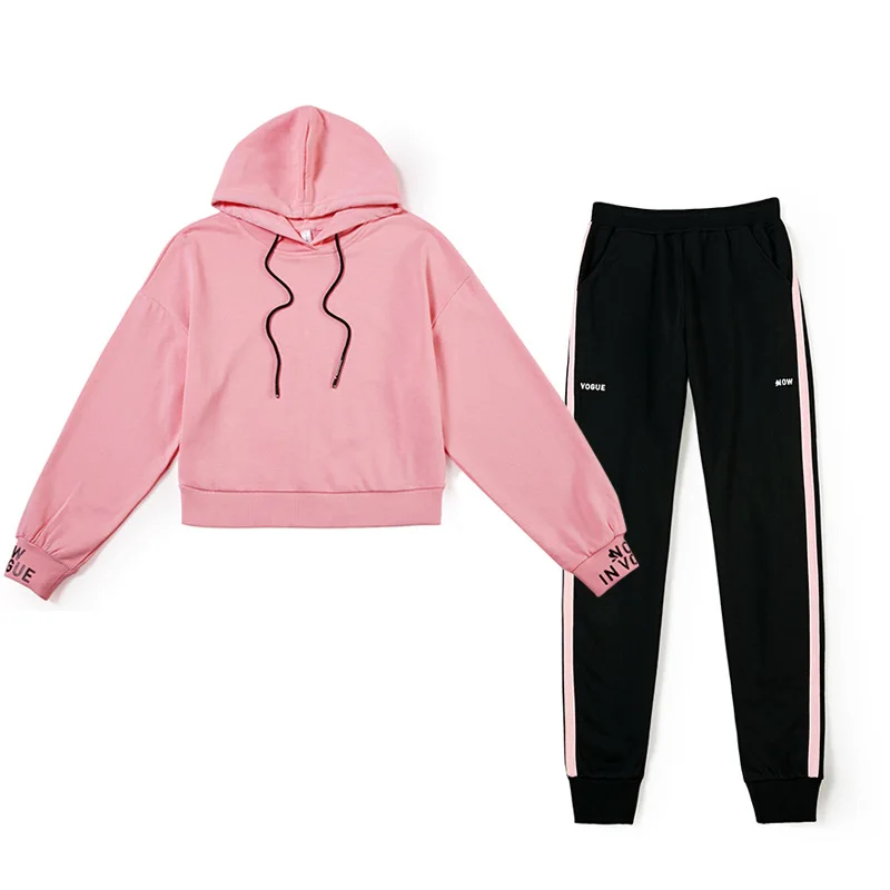 Women Sport Suit Cotton Long Sleeve Hoodie Sweatshirt+sweatpant Jogger Casual Running Workout Outfit Set Sportswear Tracksuit Women Sport Suit Cotton Long Sleeve Hoodie Sweatshirt+sweatpant Jogger Casual Running Workout Outfit Set Sportswear Tracksuit
