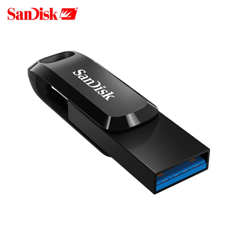 SanDisk USB флеш накопитель OTG 3 1 Type C 32 Гб 64 до 150 МБ/с./с Флешка 128 ГБ 256 для мобильного