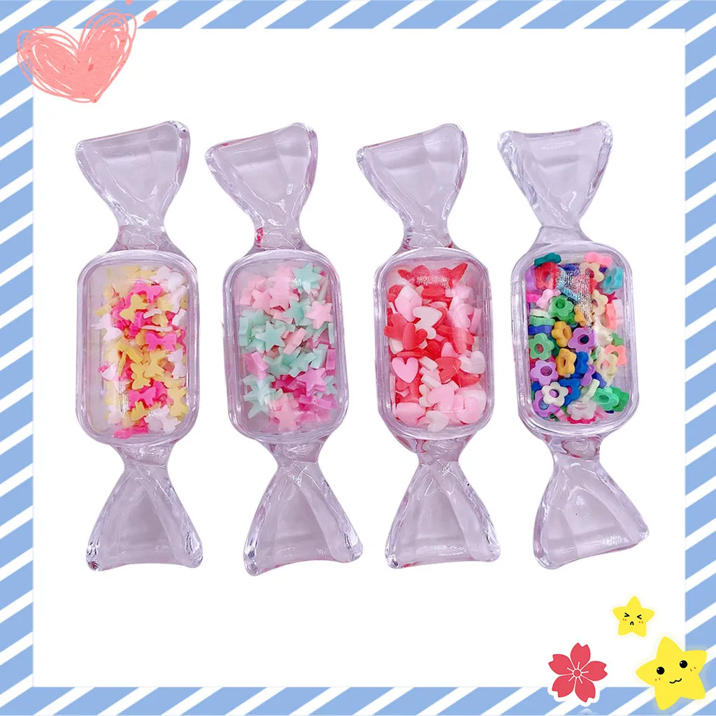 Осмысленные игрушки, 4 шт., Набор для изготовления слизи и грязи, рождественские конфеты, фруктовые украшения, сделай сам, самостоятельно создаваемые игрушки для детей